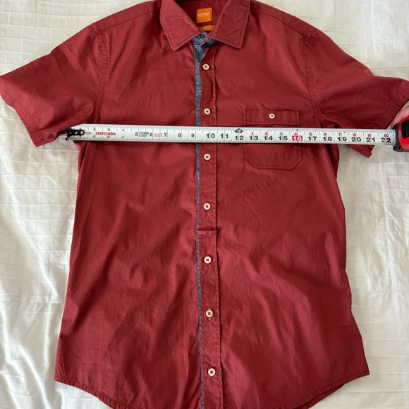 Hugo Boss Orange Mens short sleeved shirt size small - Picture 5 of 6